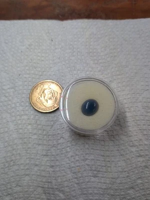 Cabujón de calcedonia azul 12x10 mm 3,60 CT Foto 1 de 4