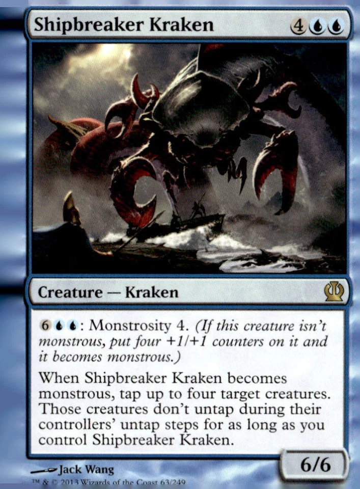 Theros #63 Shipbreaker Kraken - Image 1 of 2