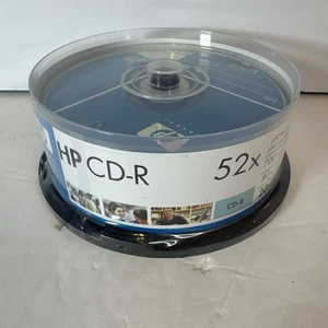 HP 20pk 700mb 80 Min 52x CD-R Blank Disks - Picture 1 of 3