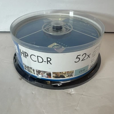 HP 20pk 700mb 80 Min 52x CD-R Blank Disks - Image 1 of 3