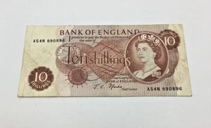 1967 Ten Shilling Banknote Forde Bank of England Sammlerstück sehr guter Zustand CN7 P168 - Bild 1 von 11