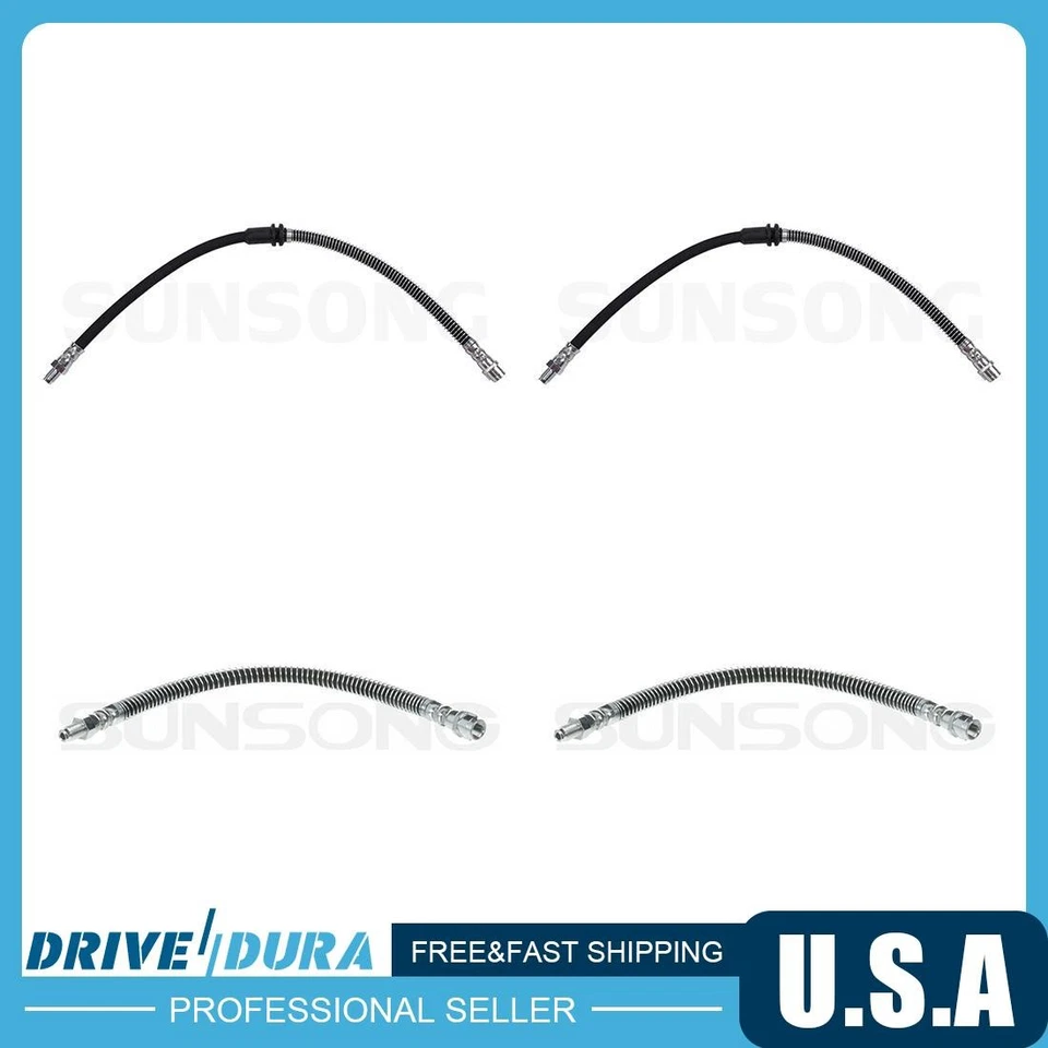 Manguera hidráulica de freno delantero trasero para Mercedes-Benz GLK350 2010-2015 3,5 L Foto 1 de 2