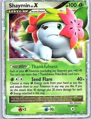 Shaymin Lv.X 126/127 Platinum - Pokemon Card - LP - Image 1 of 2