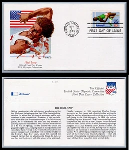US FDC # C97 31c Olympics, High Jump Fleetwood S.Cancel 1979, 9Q1585 - Picture 1 of 1