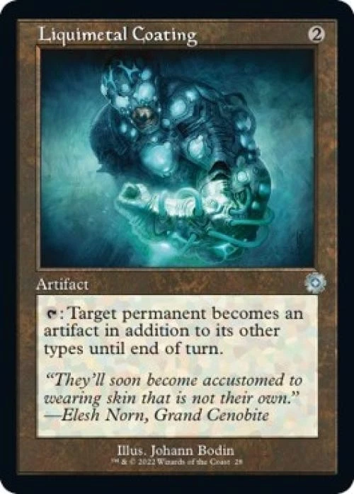 ~ Liquimetal Coating ~ NM ~ The Brothers' War: Retro Frame Artifacts ~ MTG ~ - Image 1 of 1