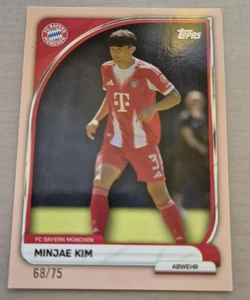 MINJAE KIM, LIMITED 068/075, BASE 003, FC BAYERN, COLLECTOR TIN, 25-26 - Picture 1 of 2