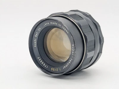 Video*[N MINT*] Pentax Super Takumar 55mm f/2 Standard Prime Lens M42 from JAPAN - Image 1 of 4