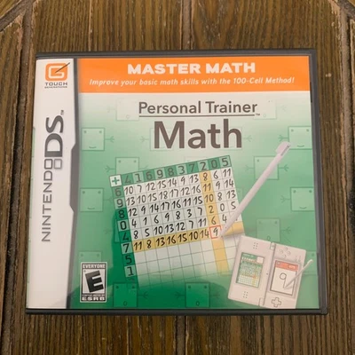 Personal Trainer Math Nintendo DS Video Game with Case & Manual Tested & Working - Image 1 of 4