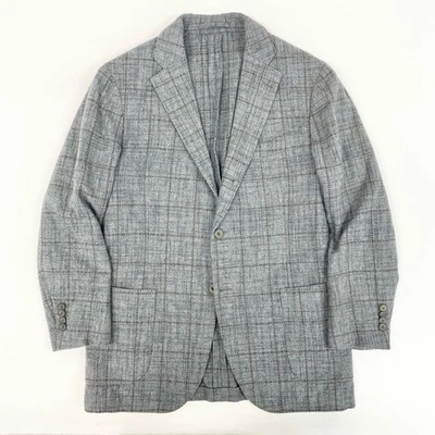 Chaqueta Blazer 5i12 LARDINI a Medida IC528AE Talla 52 Gris Cuadros Para Hombres Usada AYAN-0 Foto 1 de 4