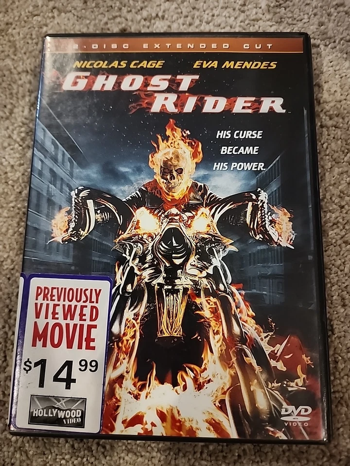 GHOST RIDER (DVD, 2007, 2-Disc Set, Extended Cut) - Image 1 of 1