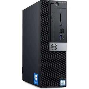 Dell 7070 SFF I5 9500 Ordinateur Fixe Bureau Windows 10 Pro RAM 4 Remis à Neuf - Photo 1/5