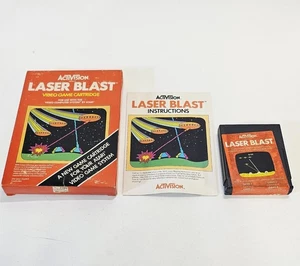 Videojuego Atari Activision Laser Blast AG-008 1981 de colección estado 💯 probado en caja original - Imagen 1 de 3