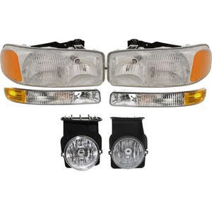 Juego de 6 faros antiniebla luz de conducción izquierda derecha para GMC Sierra nuevos - Imagen 1 de 12