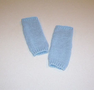 Nuevos guantes para mujer tejidos a mano ligeros Aqua sin dedos talla única - Imagen 1 de 2