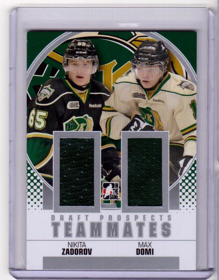 NIKITA ZADOROV MAX DOMI 12/13 ITG 2013 Draft Prospects Teammates Jersey #07 - Image 1 of 1