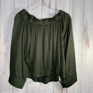 One Teaspoon The Boy Bowie Top Green Size Small NEW! - Picture 1 of 8