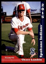 2015 Grandstand Chase Lambin Spokane Indians #CHLA