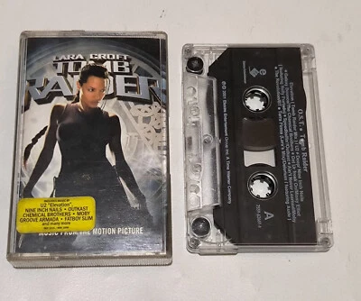 Lara Croft Tomb Raider Music Soundtrack Nine Inch Nails 2001 org indonesia tapes - Image 1 of 4
