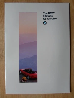 BMW Serie 3 1994 convertible 1995 Reino Unido folleto de ventas Mkt - E36 318i 320i 325i Foto 1 de 4