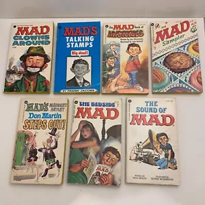 Lot of 7 Vintage MAD Paperbacks Book Warner Books 1975 - 1980 - Quick Ship! - Bild 1 von 18
