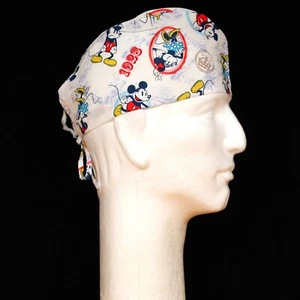 Vintage Mickey & Minnie 1928 Theme Scrub Hat - Picture 1 of 1