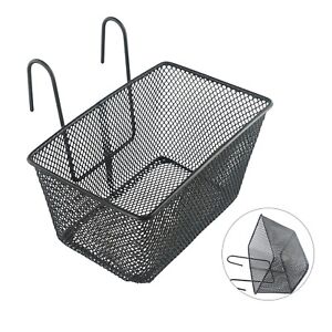 Convenient Scooter Ebike Basket with Metal Mesh Ideal for Children's Bikes