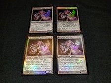 MTG 4x Coldsnap white common LP - NM German FOIL Martyr of Sands ships w/ track