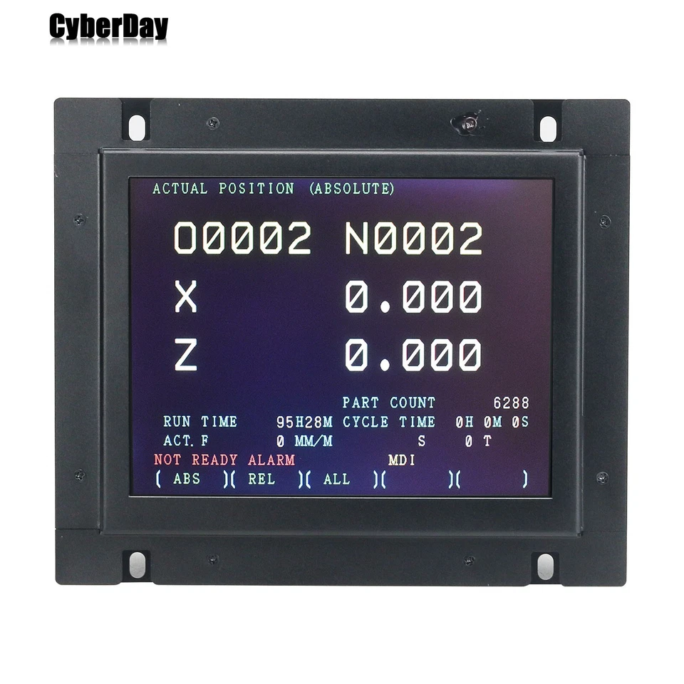 Industrial LCD Display Monitor for FANUC 9"CRT Monitor A61L-0001-0076 CNC System - Image 1 of 4