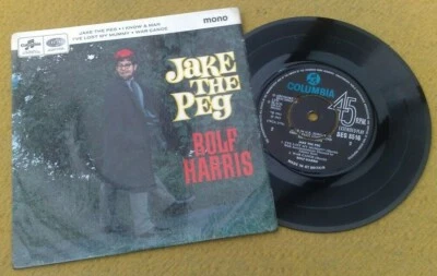 ROLF HARRIS " JAKE THE PEG " SUPER UK RARE ORIG EP LOW MOTHER STAMPERS G. MARTIN - Image 1 of 4