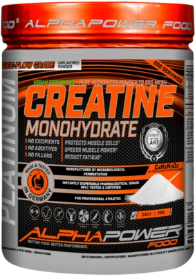ALPHAPOWER FOOD® Créatine monohydrate poudre 1000g