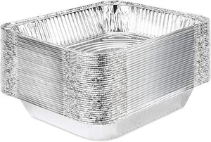 9x13 Aluminum Pans (20 Pack) - Disposable & Recyclable Deep Foil Trays - Picture 1 of 8