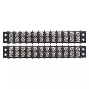 12 30A 12V Junction Block, Bus Bar Terminal in Plated Brass 2024 NEW FAST SHIP - Picture 1 of 13