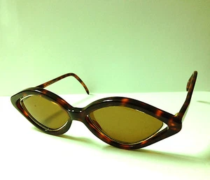 Vintage J.C. de CastelBajac France made Gemini Woman's Fashion Sunglasses Brown - Picture 1 of 7