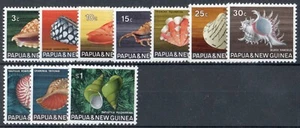 1968/69 - Papua Nuova Guinea - Conchiglie diverse, 11 val. su 14 MNH** - Picture 1 of 1