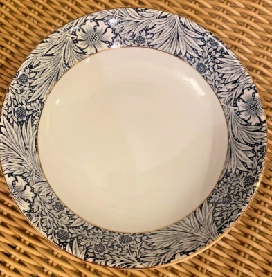 Williams Sonoma x Morris & Co Salad Bowl Blue and White Brand New 8" - Image 1 of 4