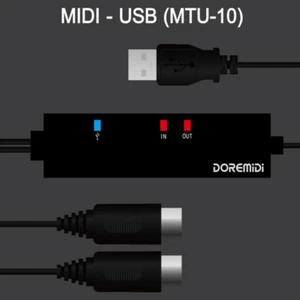 DOREMIDI cavo convertitore standard da USB a MIDI 5 pin per Windows Mac iOS Android - Foto 1 di 7