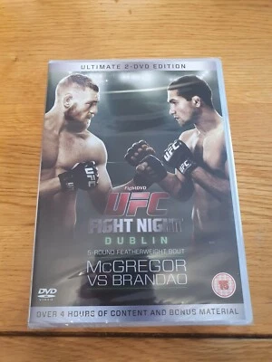 UFC DVD Fight Night Dublin - McGregor vs. Brandao DVD 2 Discs NEW & Sealed - Image 1 of 2