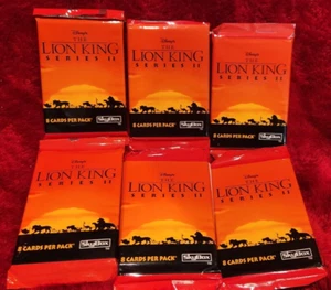 Skybox Disney's The Lion King Series II.  6 Packs Of 8 Cards, SEALED - Picture 1 of 3