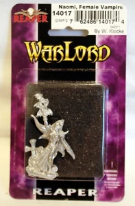 Reaper 2003 Warlord 14017 Naomi Hembra Vampiro Necrópolis Mago Miniatura SELLADO - Imagen 1 de 4