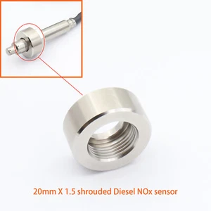 New 20mm X 1.5 shrouded Diesel NOx sensor repair fitting weld bung mount - Picture 1 of 8