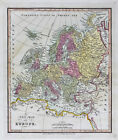 1812 Darton Union Atlas Map Europe Spain Italy Germany Austria France Britain