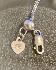 Karizia SPA KA 1772 Italien 6” bis 20” 14k Weißgold verstellbare Kette - Bild 1 von 10