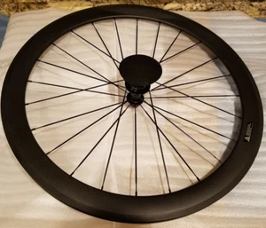 Queen Bike Carbon Fiber Road Bike Wheels 50mm Clincher Wheelset 700c 50mm - Picture 1 of 10