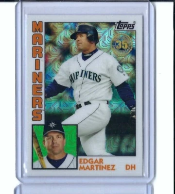 2019 Topps Silver Pack 1984 Edgar Martinez Seattle Mariners #T84U-37 - Image 1 of 2