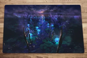 Takenuma, fango abandonado juego de cartas coleccionables Magic The Gathering alfombra de juego TCG CCG alfombra bolsa gratis - Imagen 1 de 4