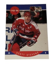 1990-91 Pro Set Scott Stevens Washington Capitals #321 Hockey Trading Card 