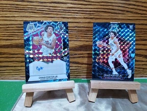 Craig Porter Jr 2023-24 Mosaic Genesis Rookie Scripts Auto & Rookie Genesis SSP* - Foto 1 di 8
