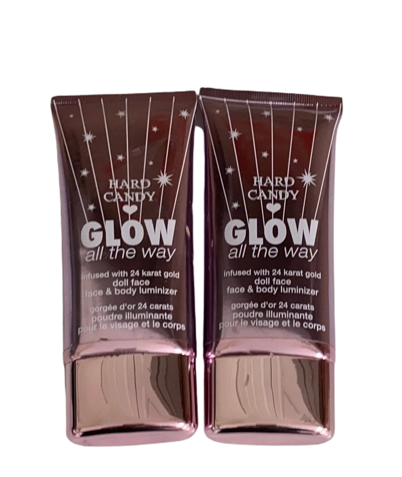 2X Hard Candy Glow All The Way Infused With 24 Karat Gold 319 Doll Face 2.7oz - Image 1 of 1