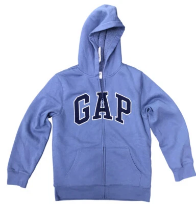 Chaqueta Gap Unisex Con Capucha Cremallera Azul Sherpa Forrada Talla XXL Nueva Con Etiquetas Foto 1 de 4