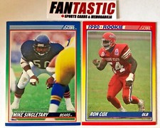 1990 Score NFL Football Card YOU PICK Chicago Bears